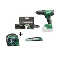 HIKOKI SET TRAPANO AVVITAT DV18DA 18V C/PERC + ACC