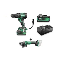 HIKOKI SET TRAPANO C/PERC+SMERIGL 125MM KCITDVG36A