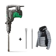 HIKOKI MARTELLO COMBINATO DH45MA + GIUB + SCALP