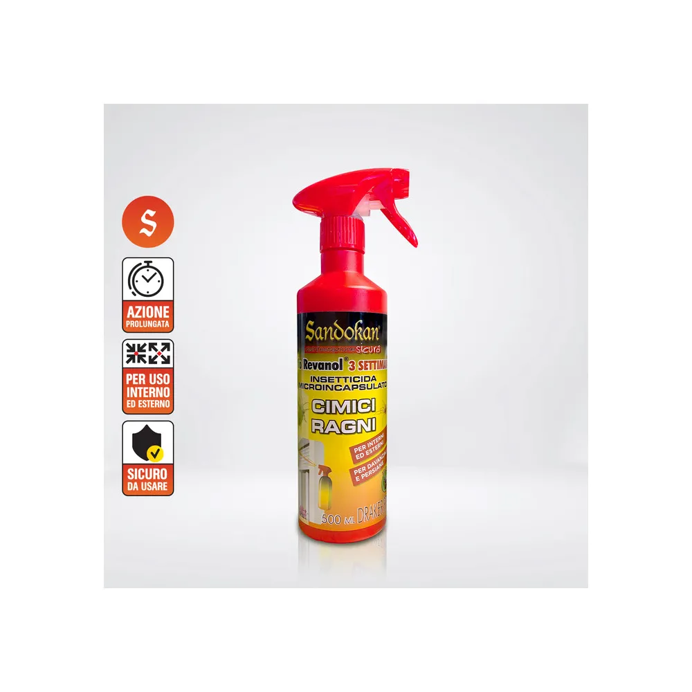 INSETTICIDA CIMICI E RAGNI 500ML