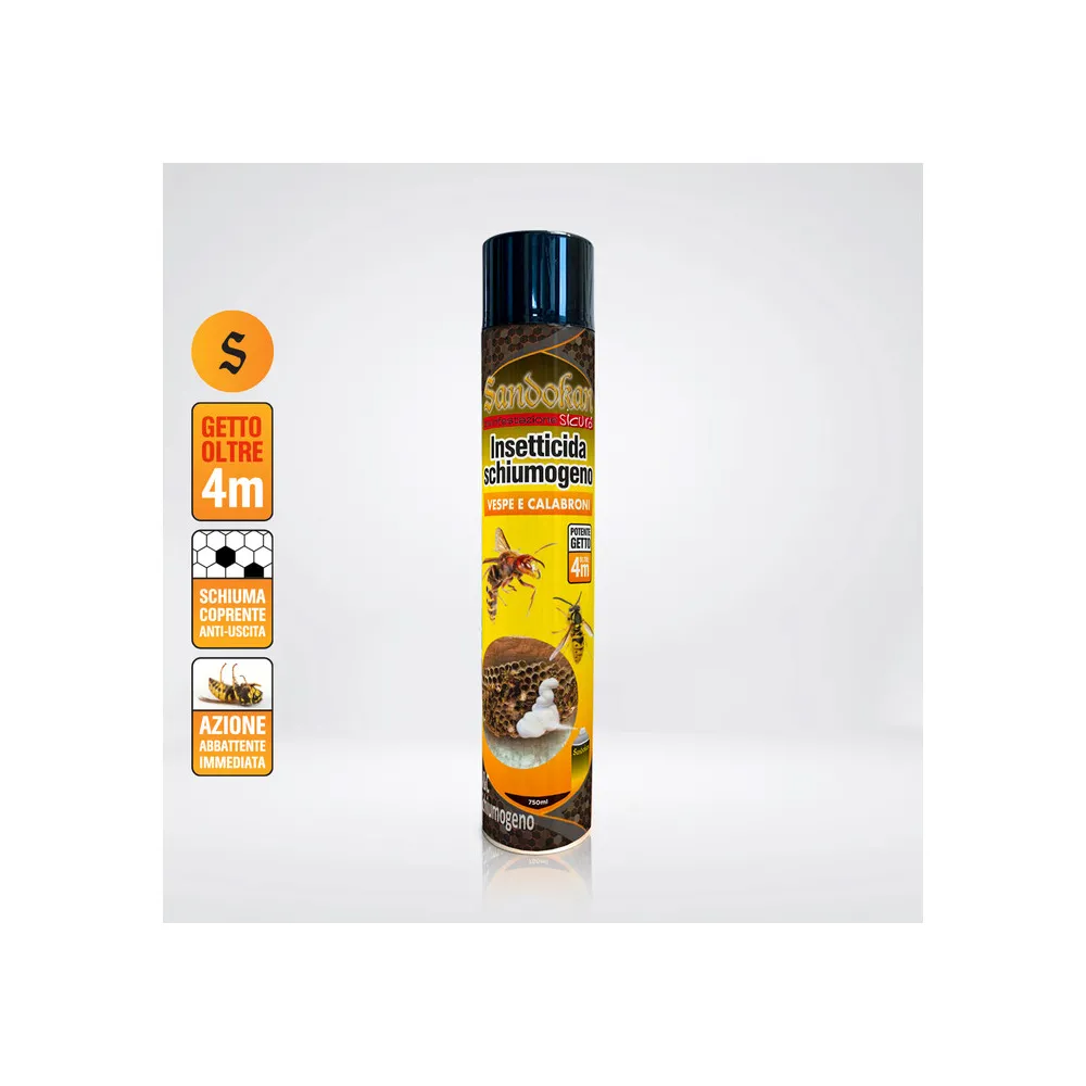 INSETTICIDA VESPE E CALABRONI SCHIUMOGENO 750ML