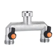 PRESA A DUE VIE 3/4 REGOLABILI METAL-JET  9601