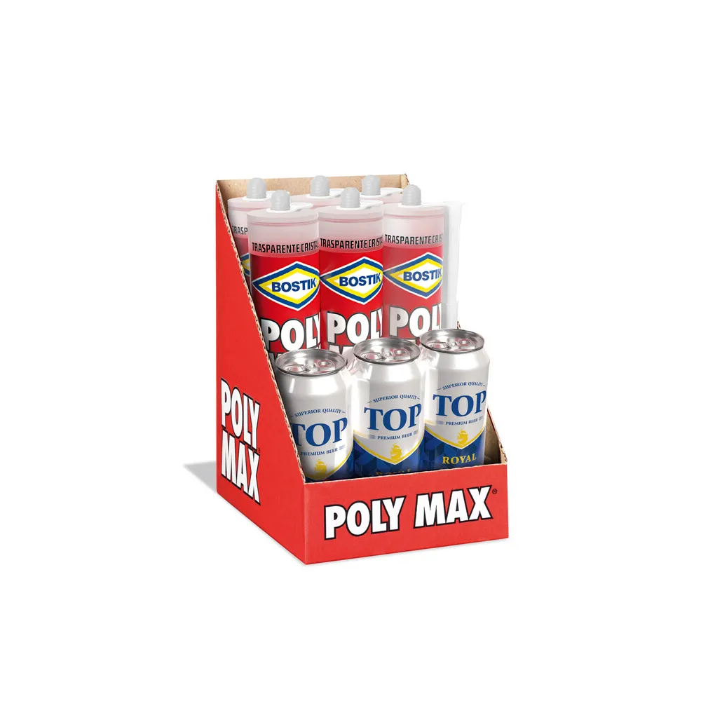 BOSTIK POLYMAX EXPO CRISTAL EXPRESS 6 CART+3 BIRRE