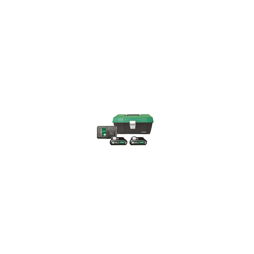 HIKOKI PACK BATTERIA HKA901240V 12V 2X4AH + CARIC HIKOKI PACK BATTERIA HKA901240V 12V 2X4AH + CARIC