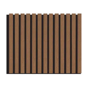 PANNELLO FONOASSORBENTE FLEX TEAK 60X275 CM