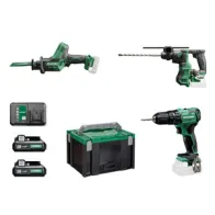 HIKOKI SET TRAPANO+SEGACCIO+TASSEL KC12SKB 12V