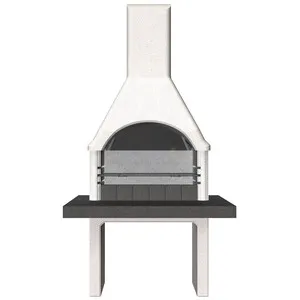 BARBECUE IN MURATURA 103X80X212 CM PIAVE