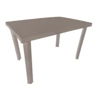 TAVOLO CALAF 118X79XH72CM TORTORA