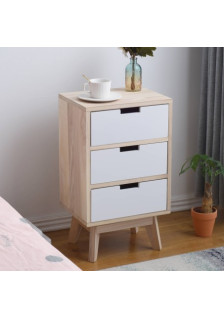 "STELLARIA" SCANDINAVIAN WOODEN CHEST OF DRAWERS WITH 3 DRAWERS
