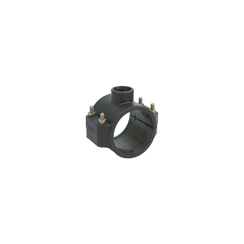 RACCORDO POLIPROP PRESA A STAFFA D 25MMX1/2 F