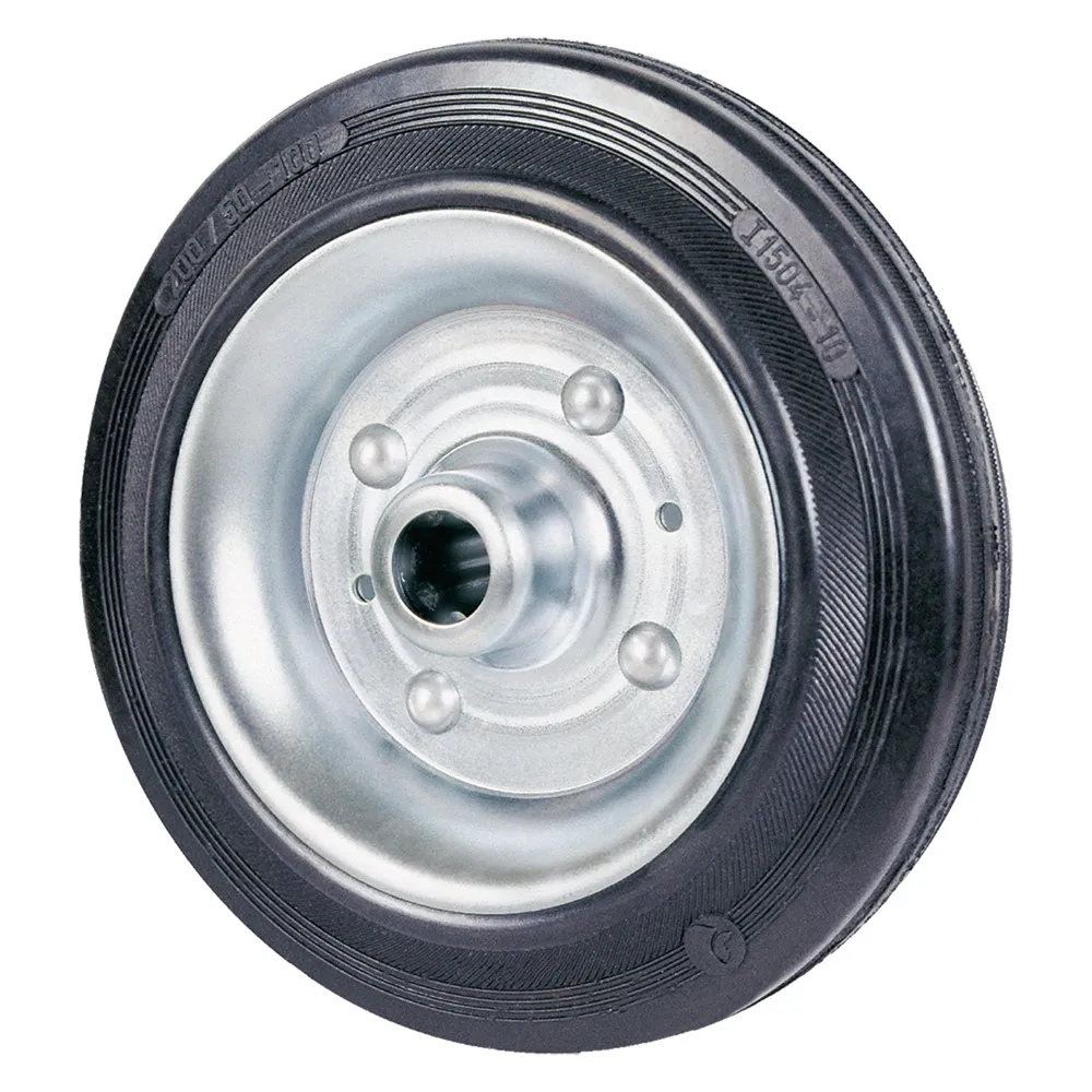 RUOTA PER CARRELLI ART. 112 ø mm 150 x 40 port. kg 135 RUOTA PER CARRELLI ART. 112 ø mm 150 x 40 port. kg 135