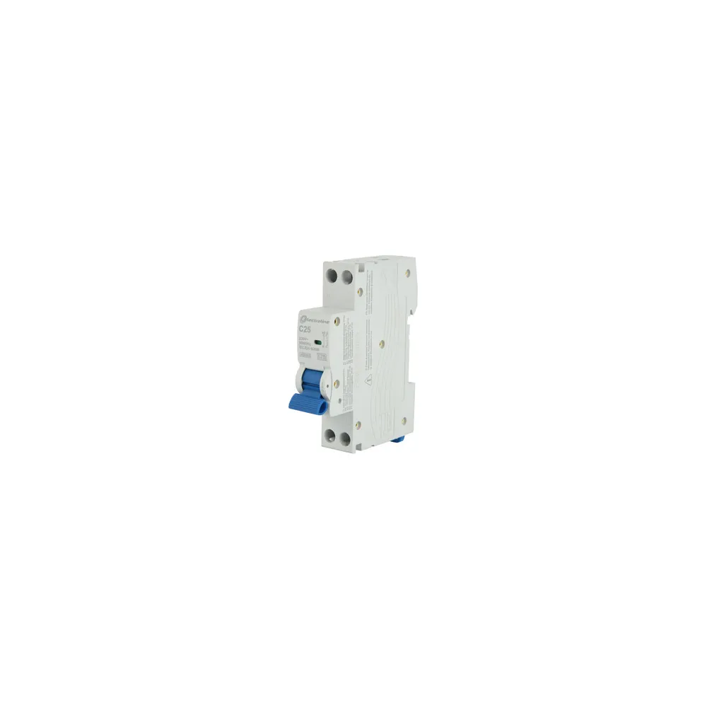 INTERRUTTORE MAGNETOTERMICO 25A 6KA 1P+N 4