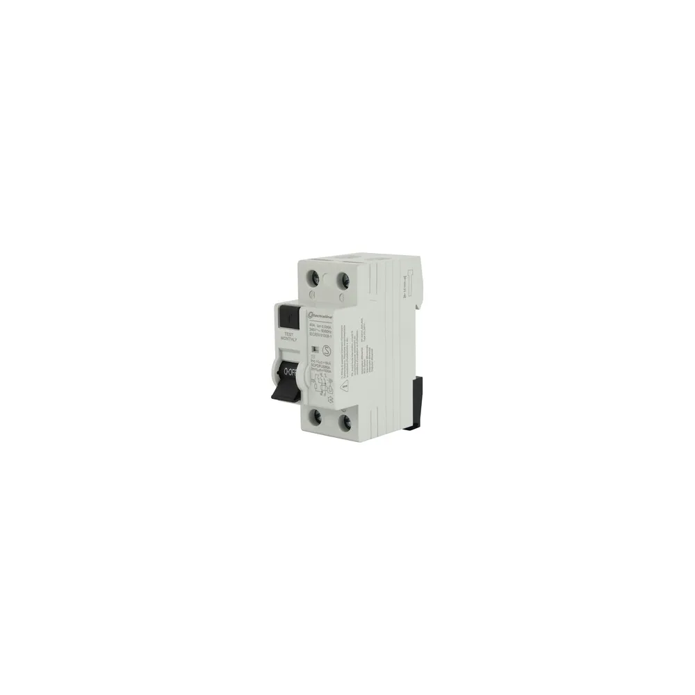 INTERRUTTORE DIFFERENZIALE 30MA 40A 6KA TIPO AC (2 INTERRUTTORE DIFFERENZIALE 30MA 40A 6KA TIPO AC (2