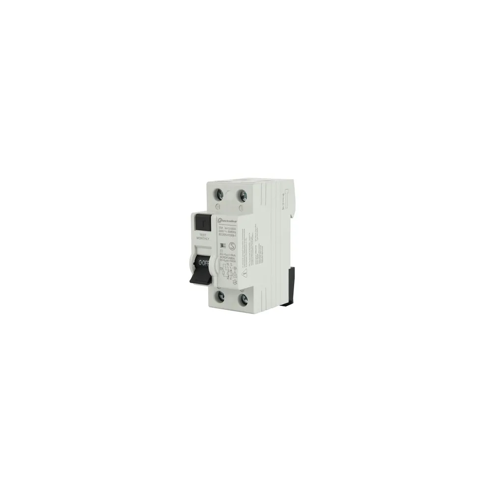 INTERRUTTORE DIFFERENZIALE 30MA 25A 6KA TIPO AC (2