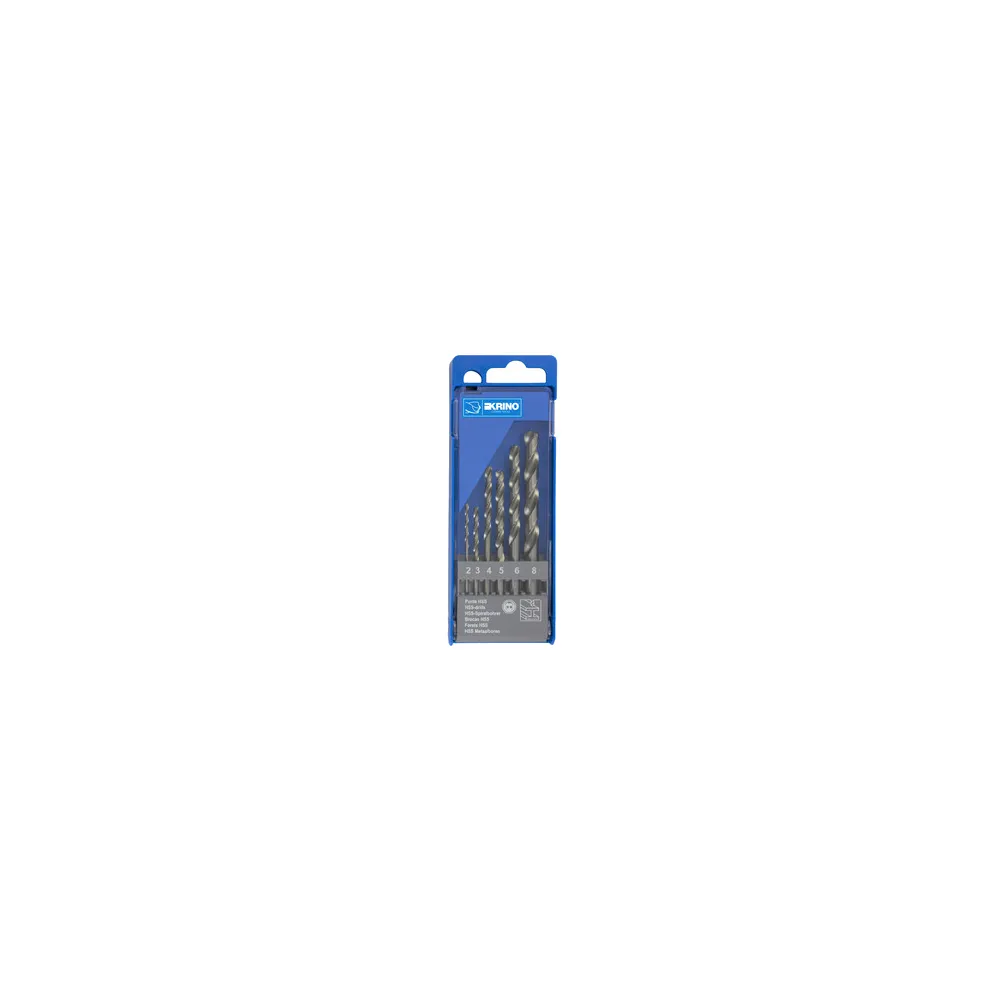 ASSORTIMENTO 6 PUNTE HSS RETTIFICATE H.Q.   2-8 MM