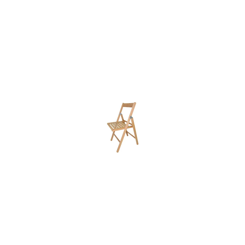 SEDIA PIEGHEVOLE IN LEGNO VERNICIATO NOCE (4