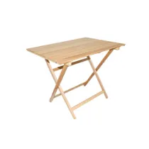 TAVOLO LEGNO PIEGHEVOLE 100X60X75CM NOCE