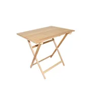 TAVOLO LEGNO PIEGHEVOLE 80X60X75CM NOCE