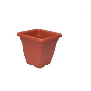 VASO QUADRO LAURUS 30X30X28CM 11L TERRACOTTA (6