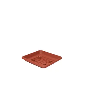 SOTTOVASO QUADRO LAURUS 45CM TERRACOTTA (6