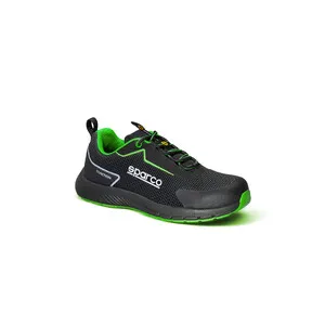 SPARCO SCARPE SANYO NERO/VERDE S1P TG 36