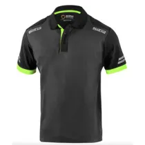 SPARCO POLO TOLEDO GREY GREEN TG L