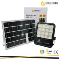 FARO CON PANNELLO SOLARE 200W 2200LM CCT TELECOM.