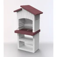BARBECUE IN MURATURA  68X58X156 CM ELBA