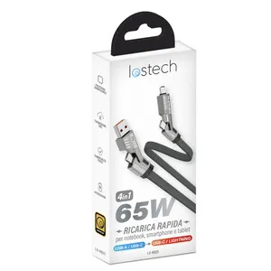 CAVO USB A-C/ USB C -LIGHTING 4IN1 65W