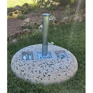 BASE P/OMBRELLONE IN CEMENTO C/MANIGLIE 35 KG