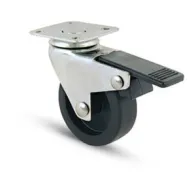 RUOTA MOBILE D 50 MM GOMMA 220BIS PIASTRA C/FRE (12