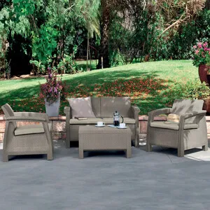 SALOTTO CORFU 4 PZ C/CUSCINI SABBIA