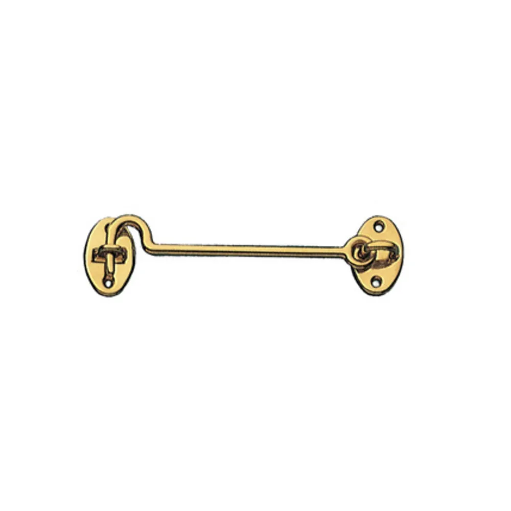 BL GANCIO FERMAFINESTRA OTTONE LUCIDO 120 MM (5 BL GANCIO FERMAFINESTRA OTTONE LUCIDO 120 MM (5