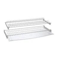 KIT COLAPIATTI C/VASCHETTA 76 CM CROMO