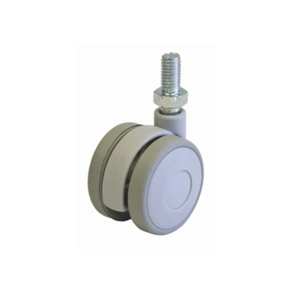 BL RUOTA P/MOBILE D.40 MM PERNO GRIGIO 2 PZ BL RUOTA P/MOBILE D.40 MM PERNO GRIGIO 2 PZ