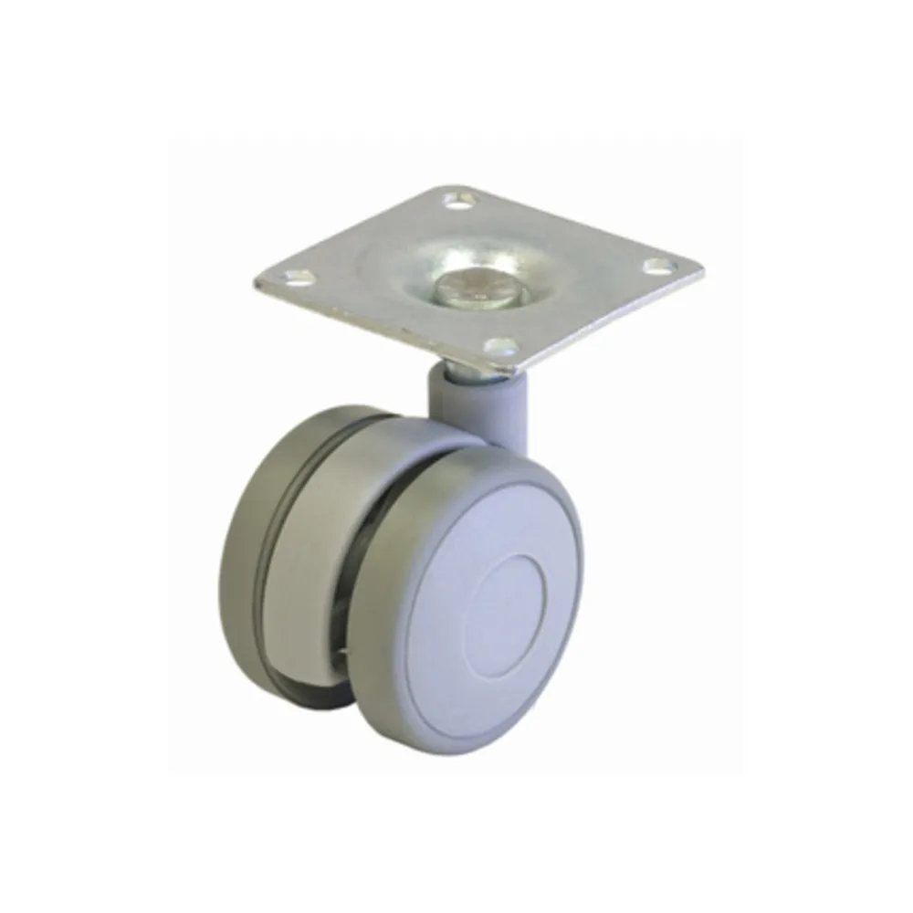BL RUOTA P/MOBILE D.40 MM PIASTRA GRIGIO 2 PZ BL RUOTA P/MOBILE D.40 MM PIASTRA GRIGIO 2 PZ