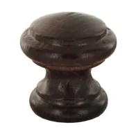 POMOLO IN LEGNO NOCE 114A D 38 MM (25