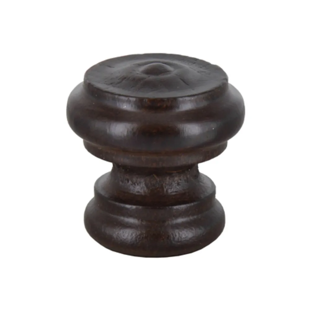 POMOLO IN LEGNO NOCE 102C D 30 MM (25 POMOLO IN LEGNO NOCE 102C D 30 MM (25