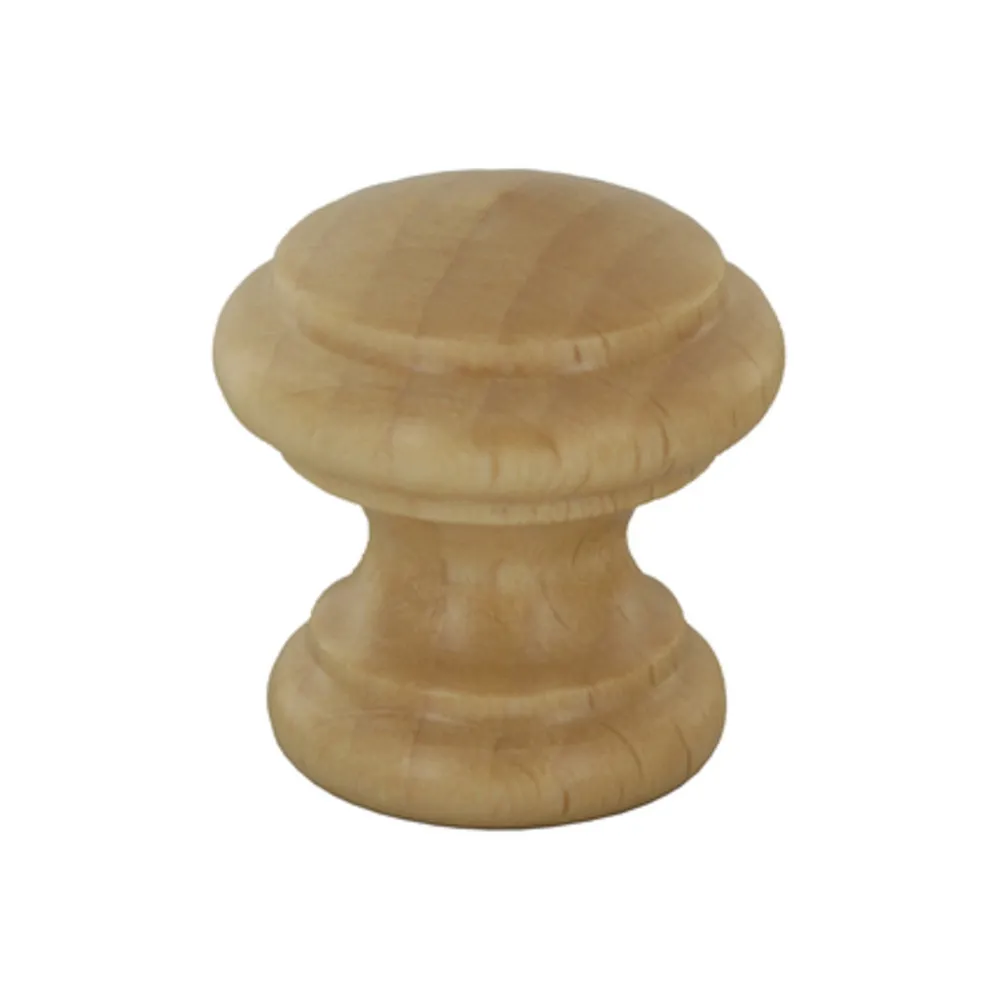 POMOLO IN LEGNO NATURALE 114B D 30 MM (25 POMOLO IN LEGNO NATURALE 114B D 30 MM (25