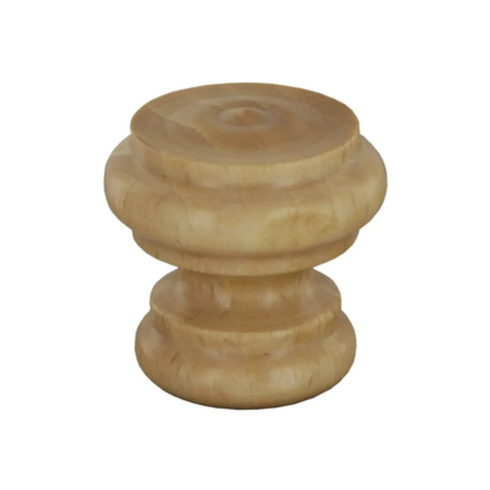 POMOLO IN LEGNO NATURALE 102C D 30 MM (25 POMOLO IN LEGNO NATURALE 102C D 30 MM (25