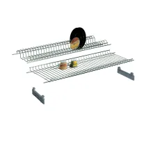 MENSOLA COLAPIATTI ACCIAIO CROM C/SUPP 56 CM (6
