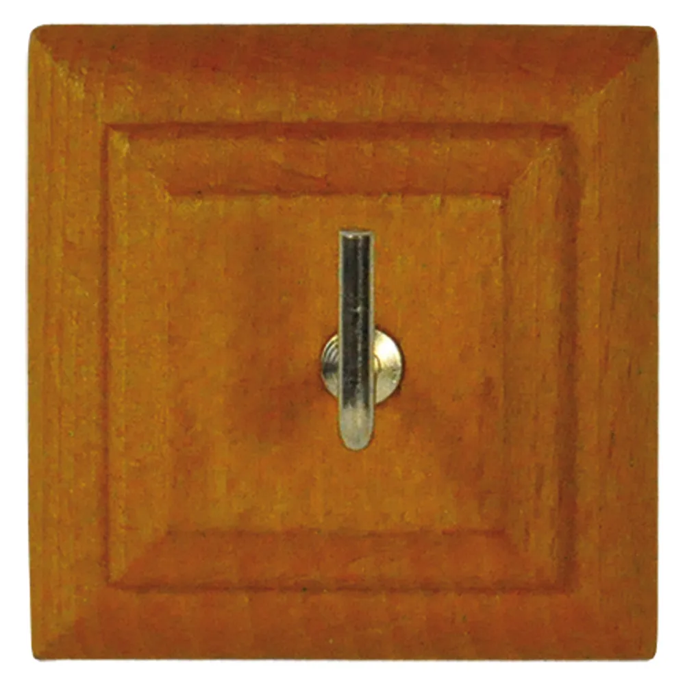 APPENDITUTTO ADESIVO LEGNO 'QUADRO' 1 posto - pz. 2 APPENDITUTTO ADESIVO LEGNO 'QUADRO' 1 posto - pz. 2