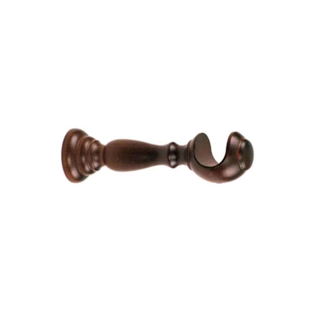 BL SUPPORTO P/BASTONE NOCE SCURO 10 CM 2 PZ (4 BL SUPPORTO P/BASTONE NOCE SCURO 10 CM 2 PZ (4