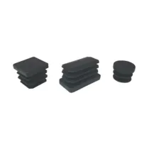 PUNTALE ALETTATO RETTANGOL 30X50 MM PLAST NERO (100