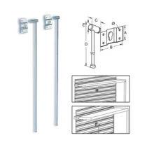 BL SICURA P/TAPPARELLA LEGNO METAL 58X500 MM (6