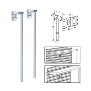 BL SICURA P/TAPPARELLA LEGNO METAL 58X500 MM (6
