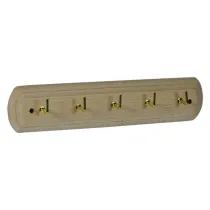 APPENDITUTTO ADESIVO IN LEGNO 5 posti - pz. 1