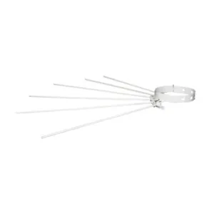 STENDIBIANCHERIA A RAGGIERA D 8/14 CM BIANCO (10