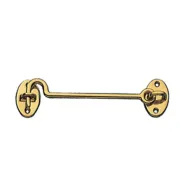 BL GANCIO FERMAFINESTRA OTTONE LUCIDO 100 MM (6