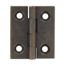 CERNIERA FRESATA PIANA OTTONE BRONZ 30X25 MM (24